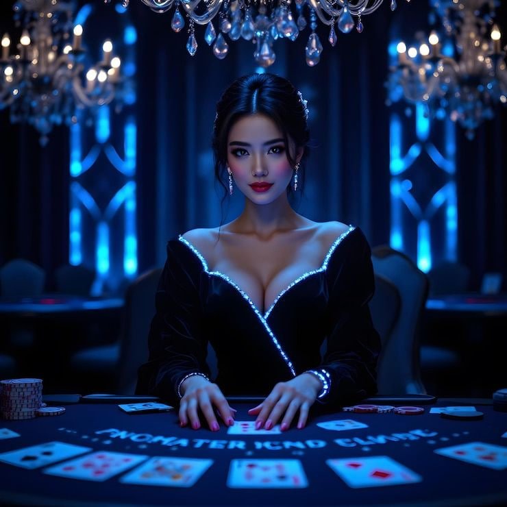 Ruang Klub VIP kancah4d bernuansa neon